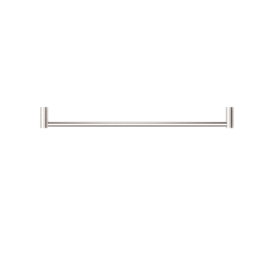 NERO MECCA SINGLE NON-HEATED TOWEL RAIL BRUSHED NICKEL (ALSO AVAILABLE IN 600MM AND 800MM)