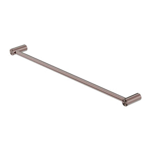 NERO MECCA SINGLE NON-HEATED TOWEL RAIL BRUSHED BRONZE (ALSO AVAILABLE IN 600MM AND 800MM)