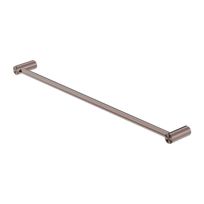 NERO MECCA SINGLE NON-HEATED TOWEL RAIL BRUSHED BRONZE (ALSO AVAILABLE IN 600MM AND 800MM)