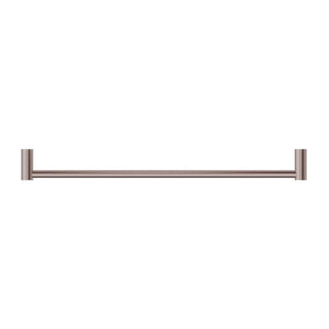 NERO MECCA SINGLE NON-HEATED TOWEL RAIL BRUSHED BRONZE (ALSO AVAILABLE IN 600MM AND 800MM)