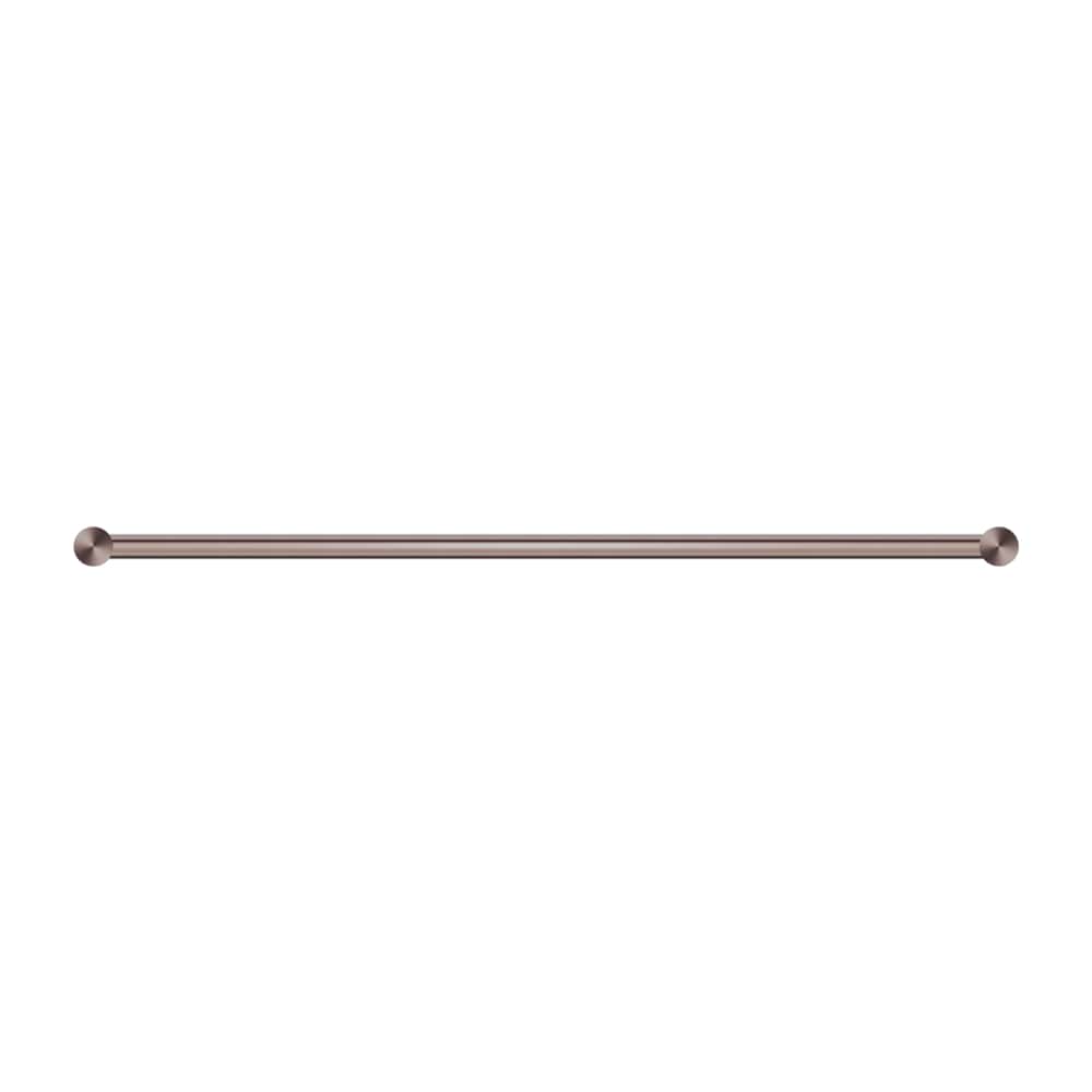 NERO MECCA DOUBLE NON-HEATED TOWEL RAIL BRUSHED BRONZE (ALSO AVAILABLE IN 600MM AND 800MM)