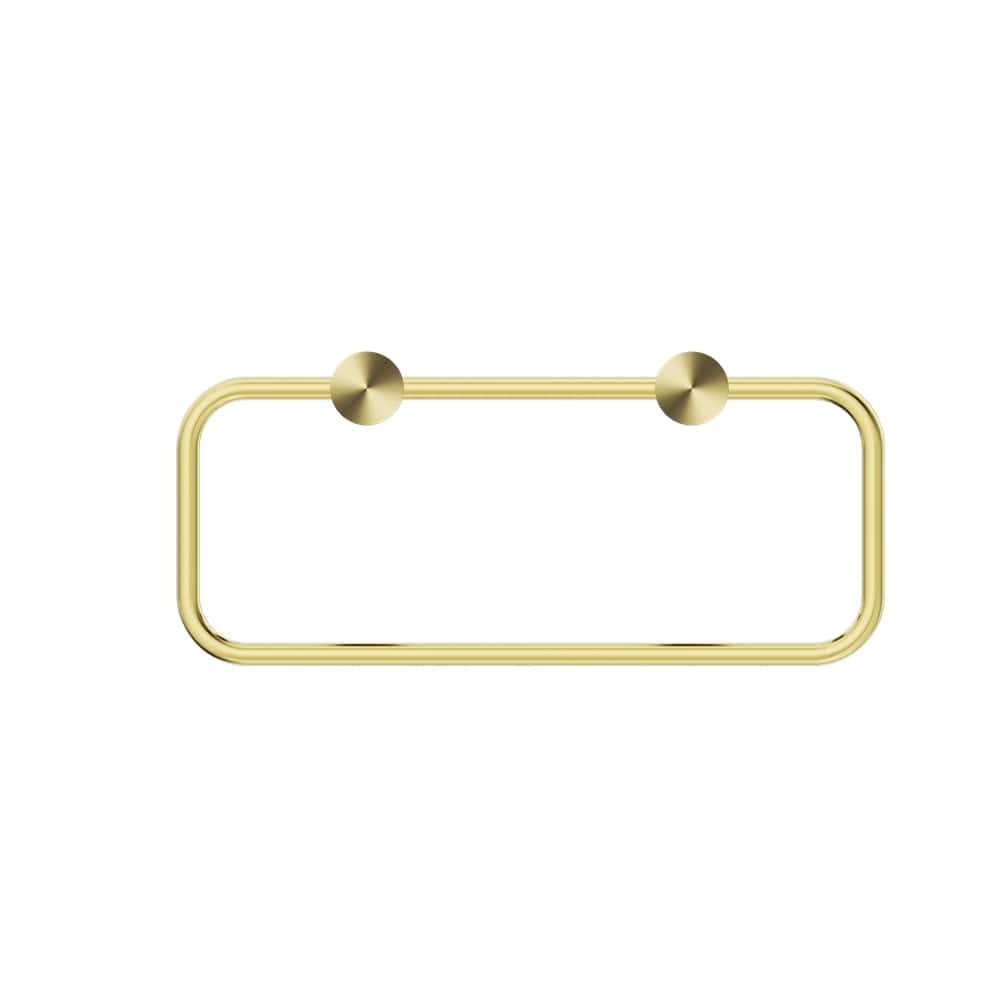 NERO MECCA TOWEL RING BRUSHED GOLD