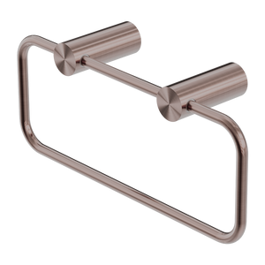 NERO NEW MECCA TOWEL RING 240MM BRUSHED BRONZE