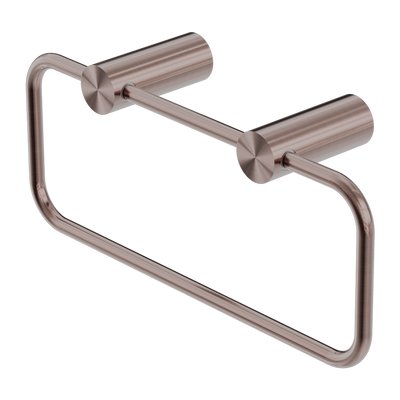 NERO NEW MECCA TOWEL RING 240MM BRUSHED BRONZE