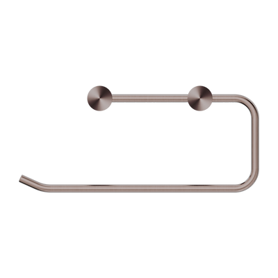 NERO MECCA NON-HEATED HAND TOWEL RAIL 240MM BRUSHED BRONZE