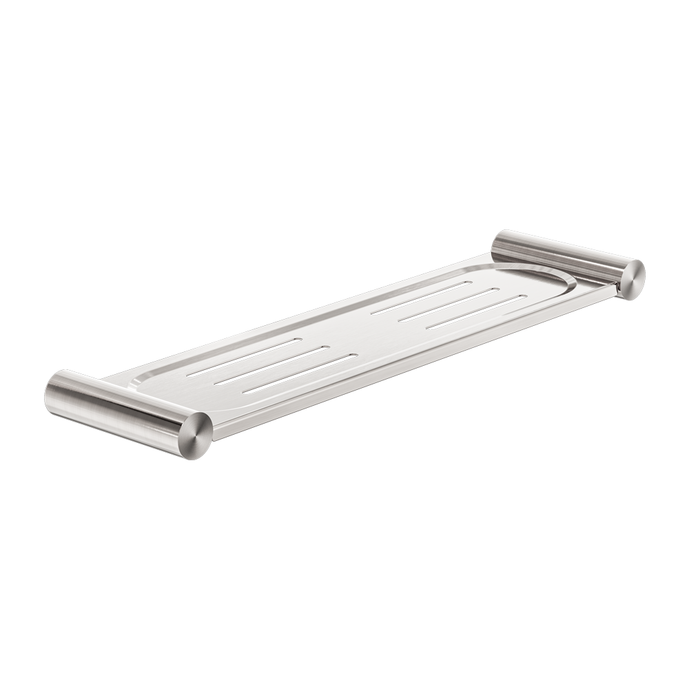 NERO MECCA METAL SHOWER SHELF BRUSHED NICKEL