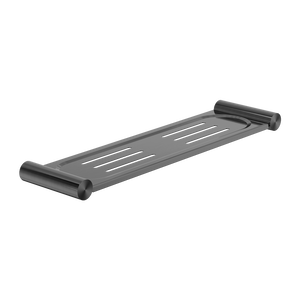 NERO MECCA METAL SHOWER SHELF GUN METAL