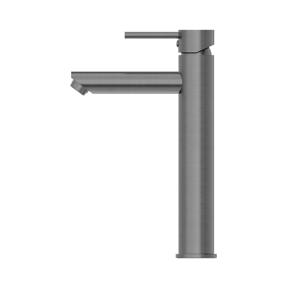 NERO DOLCE TALL BASIN MIXER STRAIGHT SPOUT 286MM GUN METAL