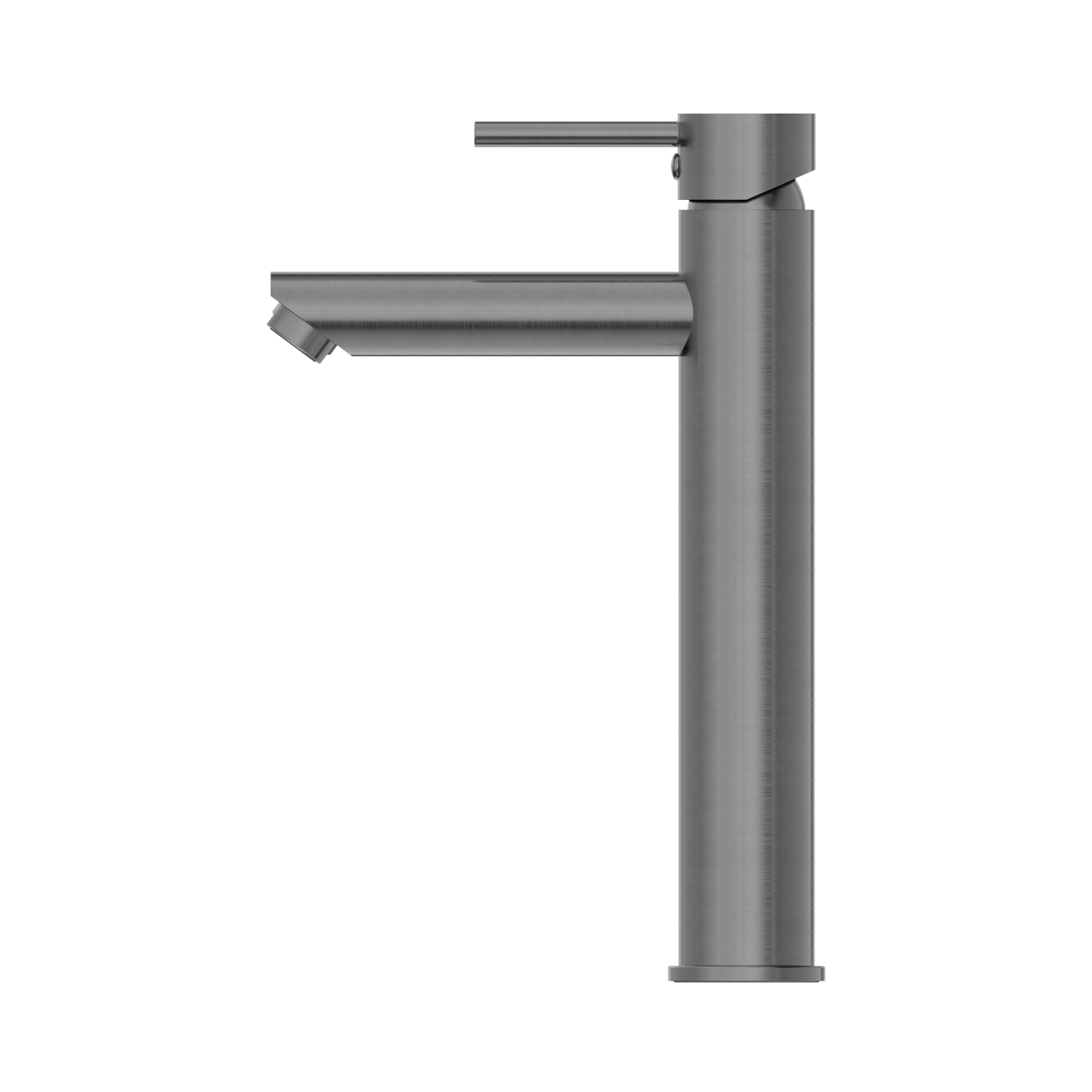 NERO DOLCE TALL BASIN MIXER STRAIGHT SPOUT 286MM GUN METAL