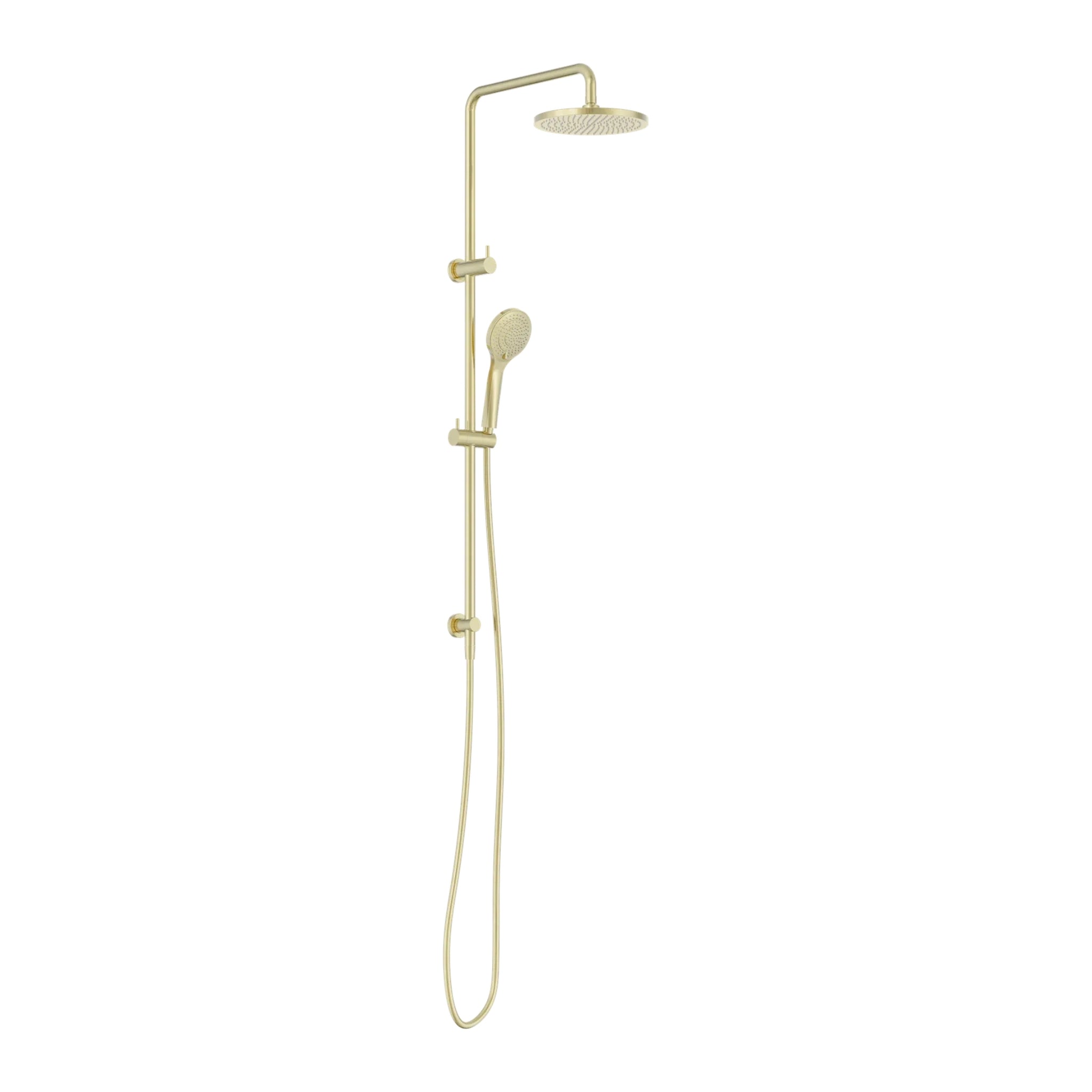 NERO ROUND TWIN SHOWER WITH AIR SHOWER I 1160MM BRUSHED GOLD