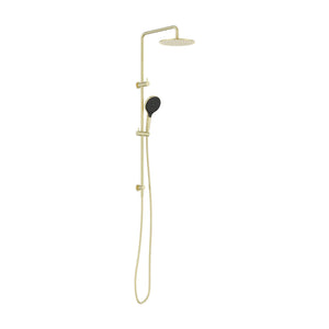 NERO ROUND TWIN SHOWER WITH AIR SHOWER II 1160MM BRUSHED GOLD