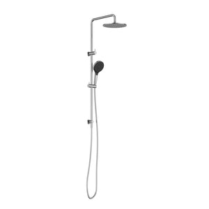 NERO ROUND TWIN SHOWER WITH AIR SHOWER II 1160MM CHROME