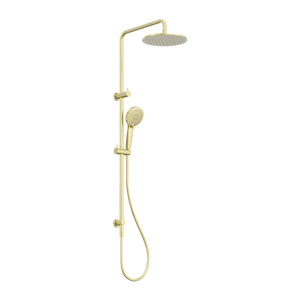 NERO ROUND TWIN SHOWER 1016MM BRUSHED GOLD