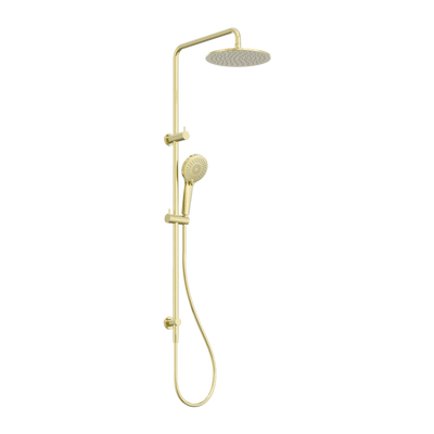 NERO ROUND TWIN SHOWER 1016MM BRUSHED GOLD