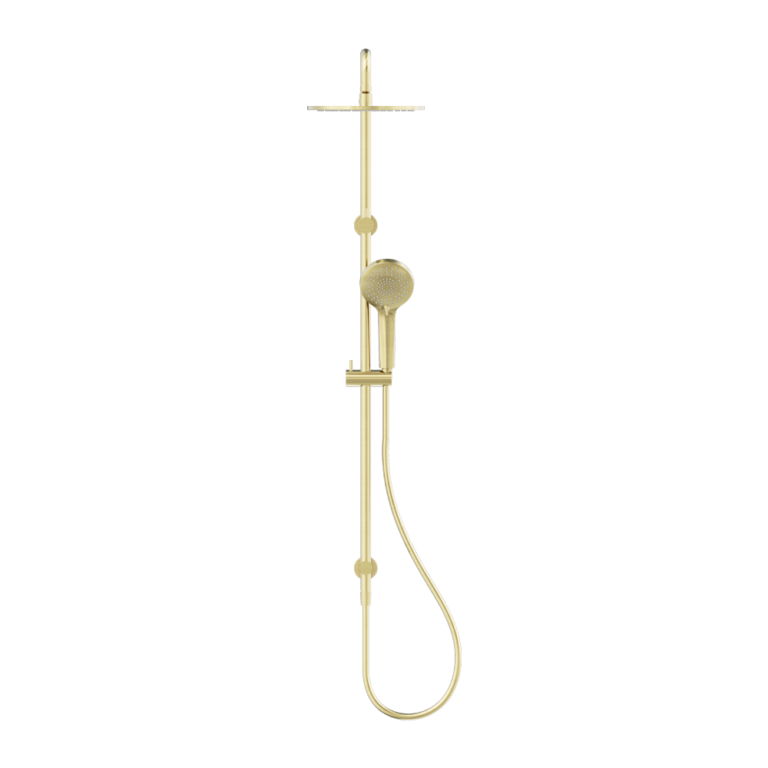 NERO ROUND TWIN SHOWER 1016MM BRUSHED GOLD