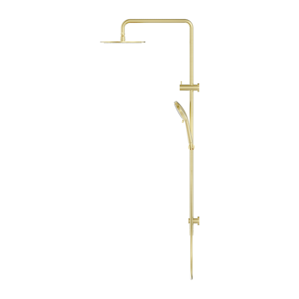 NERO ROUND TWIN SHOWER 1016MM BRUSHED GOLD