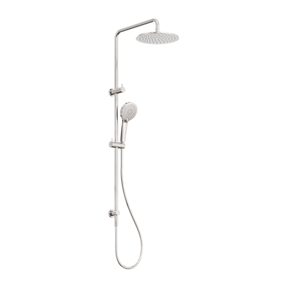 NERO ROUND TWIN SHOWER 1016MM BRUSHED NICKEL