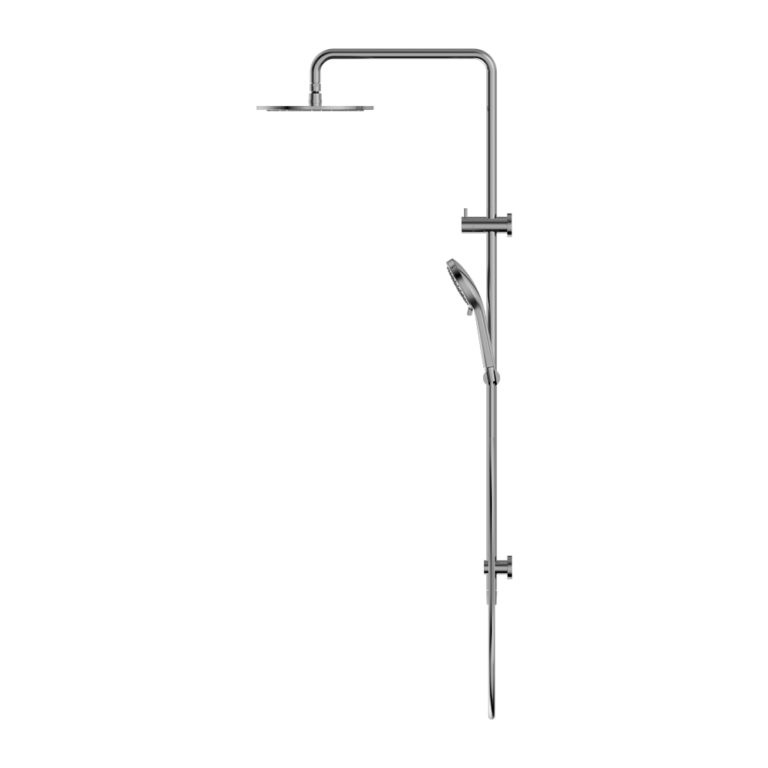 NERO ROUND TWIN SHOWER 1016MM CHROME