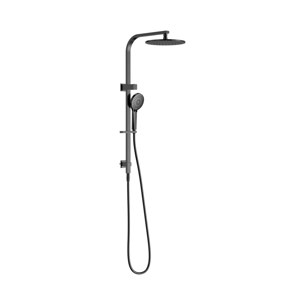 NERO BIANCA TWIN SHOWER 832MM GUN METAL