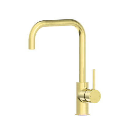 NERO DOLCE LEAD FREE KITCHEN MIXER SQUARE SHAPE 320MM BRUSHED GOLD