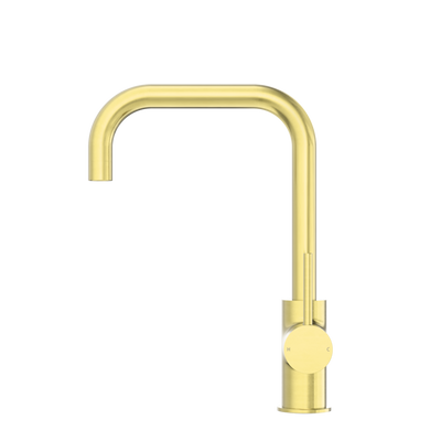 NERO DOLCE LEAD FREE KITCHEN MIXER SQUARE SHAPE 320MM BRUSHED GOLD
