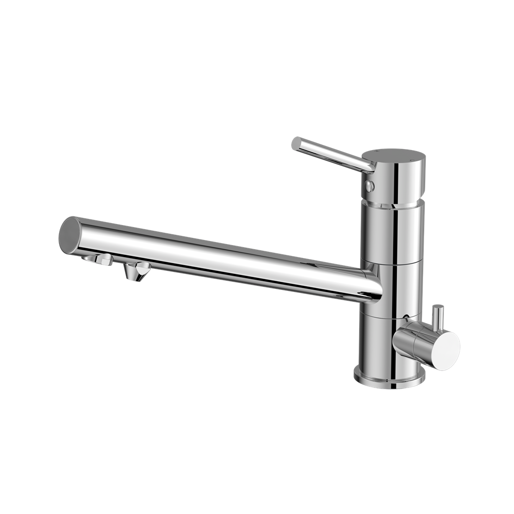 NERO DOLCE LEAD FREE THREE-WAY KITCHEN MIXER 165MM CHROME