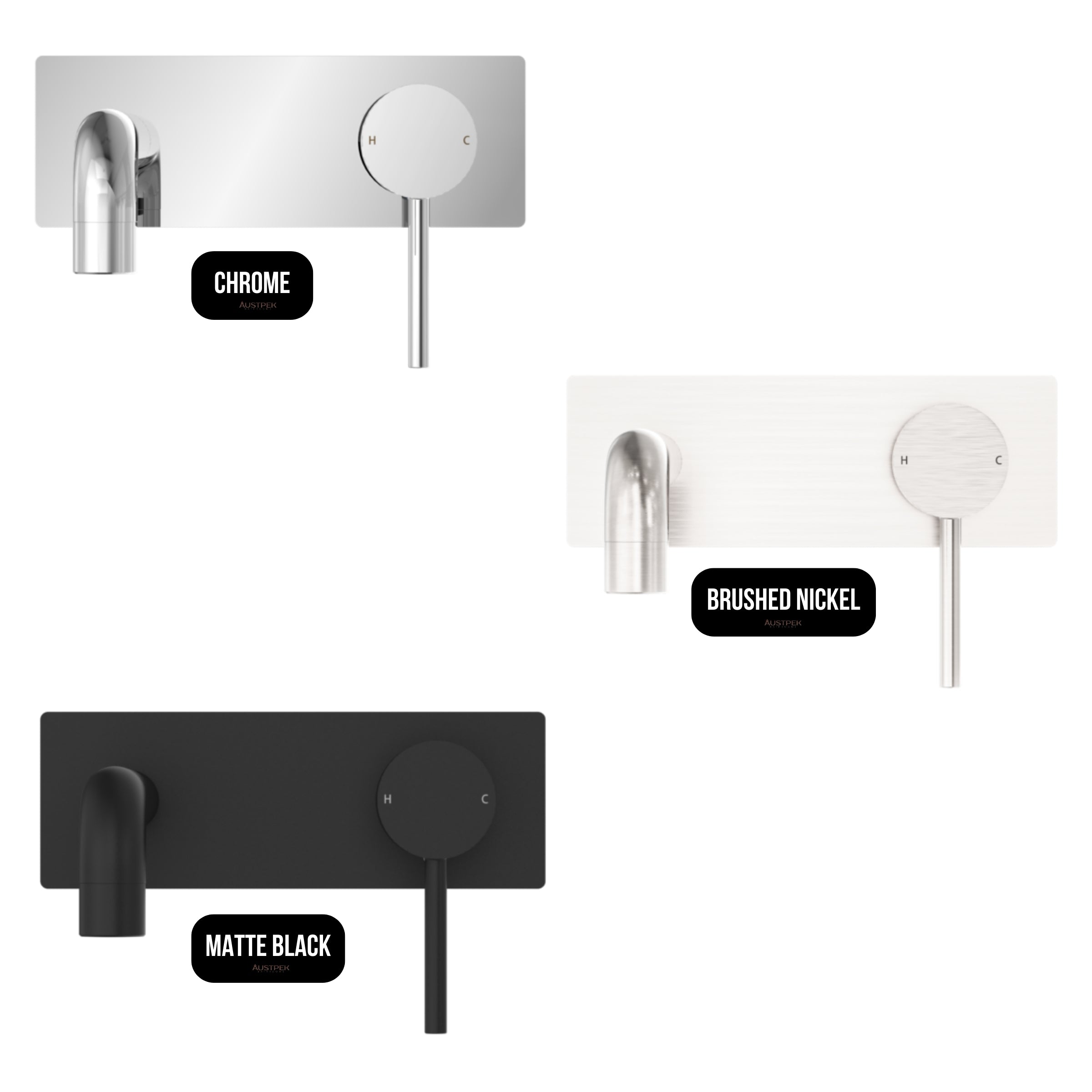 NERO DOLCE WALL BASIN / BATH MIXER 198MM MATTE BLACK