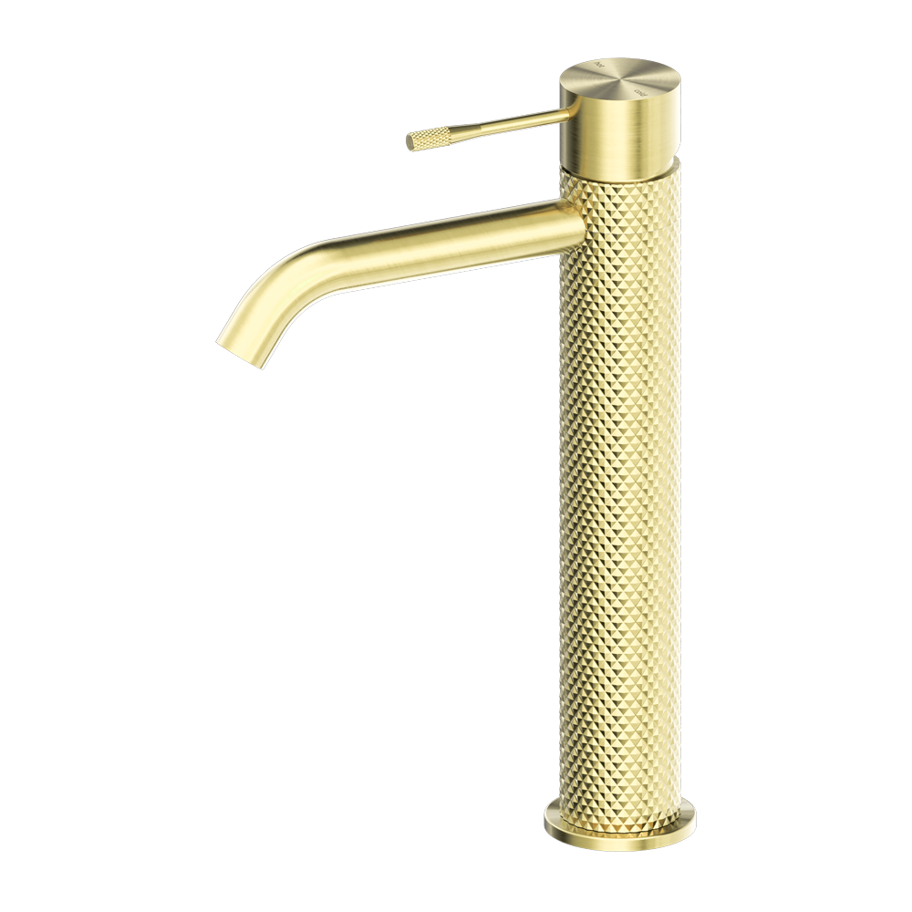 NERO OPAL TALL BASIN MIXER 287MM BRUSHED GOLD