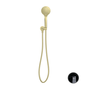 NERO OPAL SHOWER ON BRACKET WITH AIR SHOWER BRUSHED GOLD
