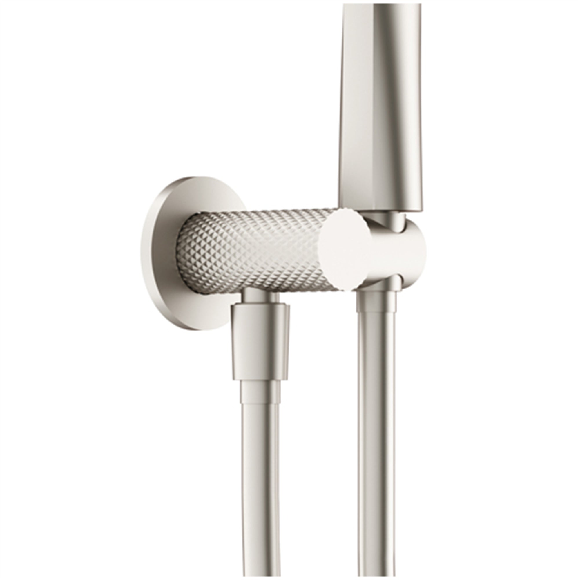 NERO OPAL SHOWER ON BRACKET WITH AIR SHOWER BRUSHED NICKEL