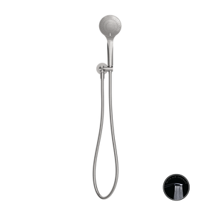 NERO OPAL SHOWER ON BRACKET WITH AIR SHOWER BRUSHED NICKEL