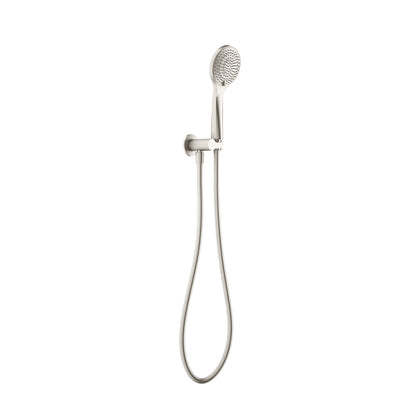 NERO OPAL SHOWER ON BRACKET WITH AIR SHOWER BRUSHED NICKEL