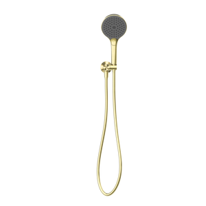 NERO OPAL SHOWER ON BRACKET WITH AIR SHOWER II BRUSHED GOLD