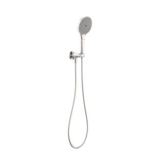 NERO OPAL SHOWER ON BRACKET WITH AIR SHOWER II BRUSHED NICKEL