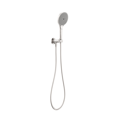 NERO OPAL SHOWER ON BRACKET WITH AIR SHOWER II BRUSHED NICKEL