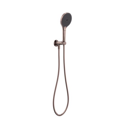 NERO OPAL SHOWER ON BRACKET WITH AIR SHOWER II BRUSHED BRONZE