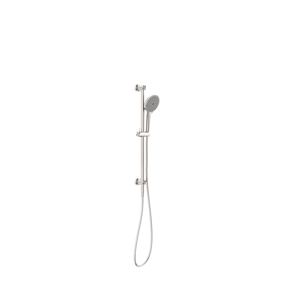 NERO OPAL SHOWER RAIL WITH AIR SHOWER II BRUSHED NICKEL