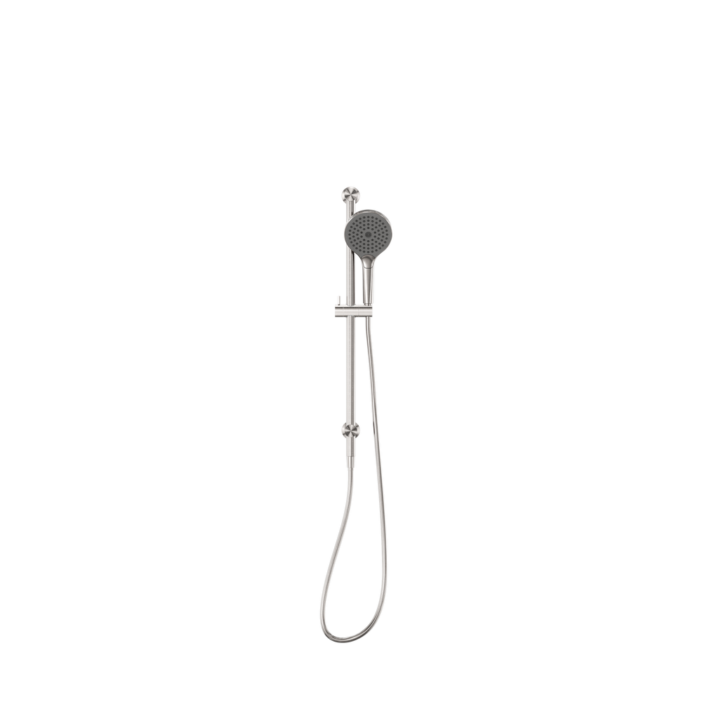NERO OPAL SHOWER RAIL WITH AIR SHOWER II BRUSHED NICKEL