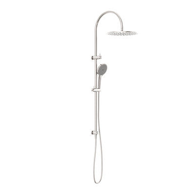 NERO OPAL TWIN SHOWER WITH AIR SHOWER II BRUSHED NICKEL