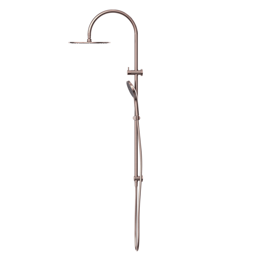 NERO OPAL TWIN SHOWER WITH AIR SHOWER II 1230MM BRUSHED BRONZE