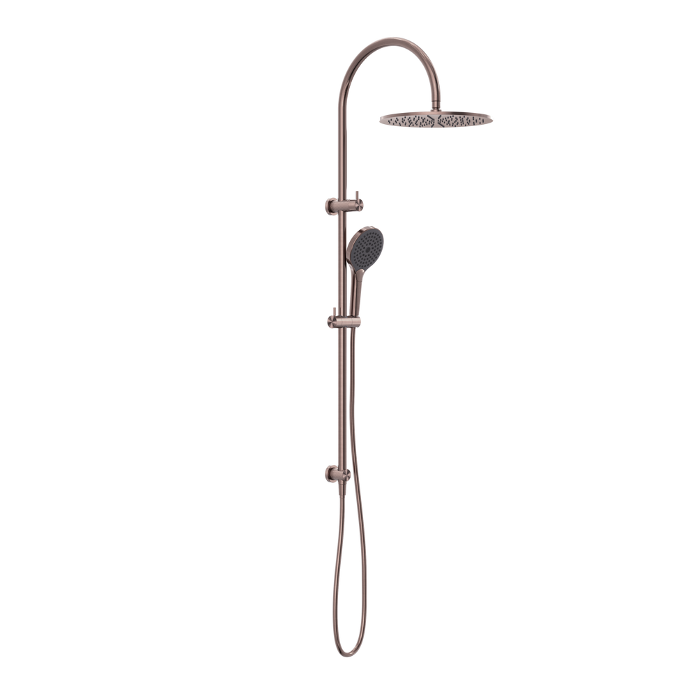 NERO OPAL TWIN SHOWER WITH AIR SHOWER II 1230MM BRUSHED BRONZE