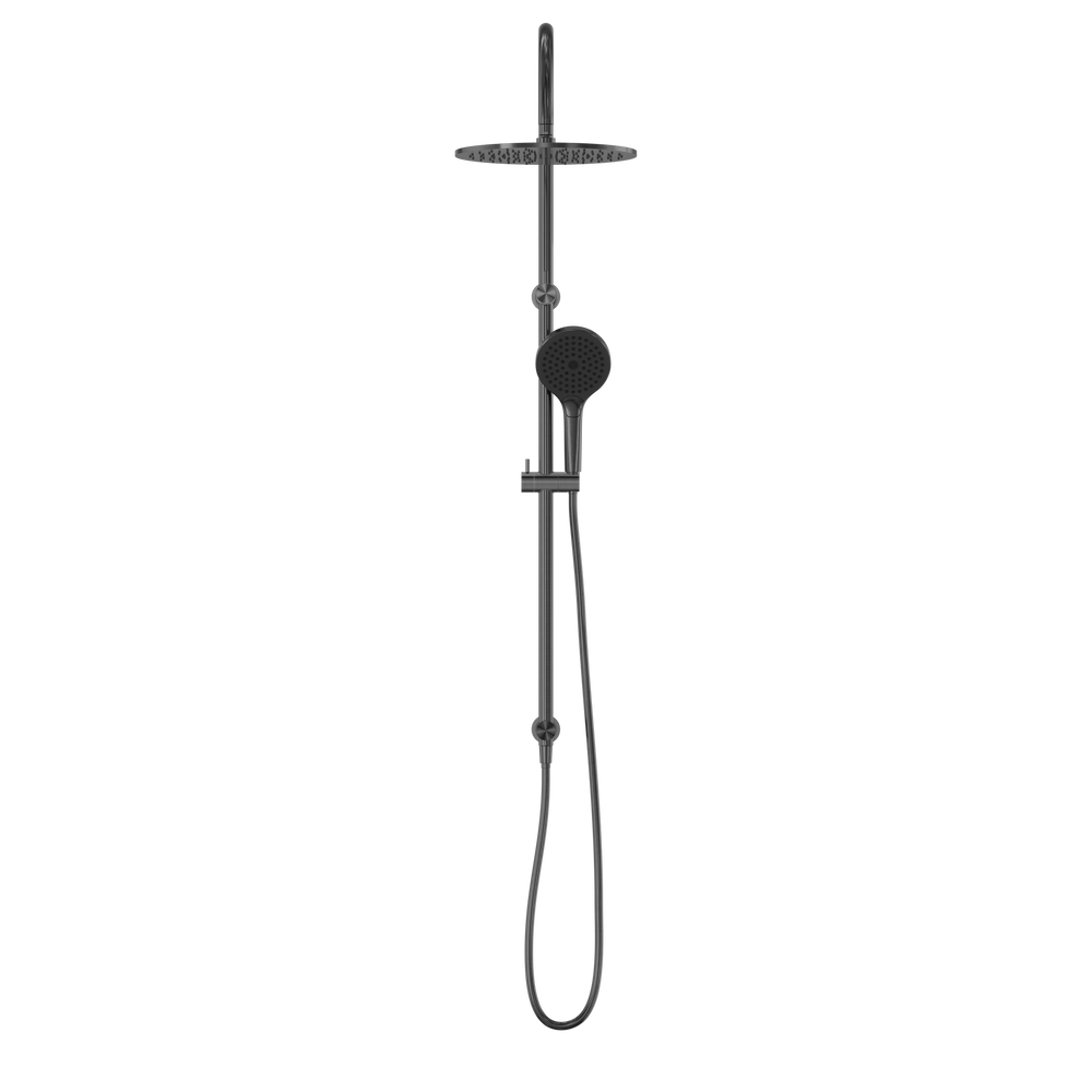 NERO OPAL TWIN SHOWER WITH AIR SHOWER II GRAPHITE