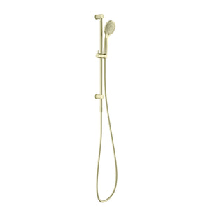 NERO OPAL SHOWER RAIL WITH AIR SHOWER BRUSHED GOLD