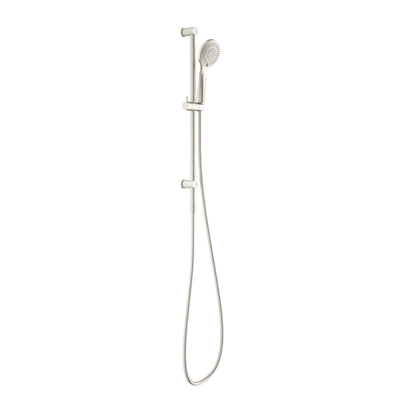 NERO OPAL SHOWER RAIL WITH AIR SHOWER BRUSHED NICKEL