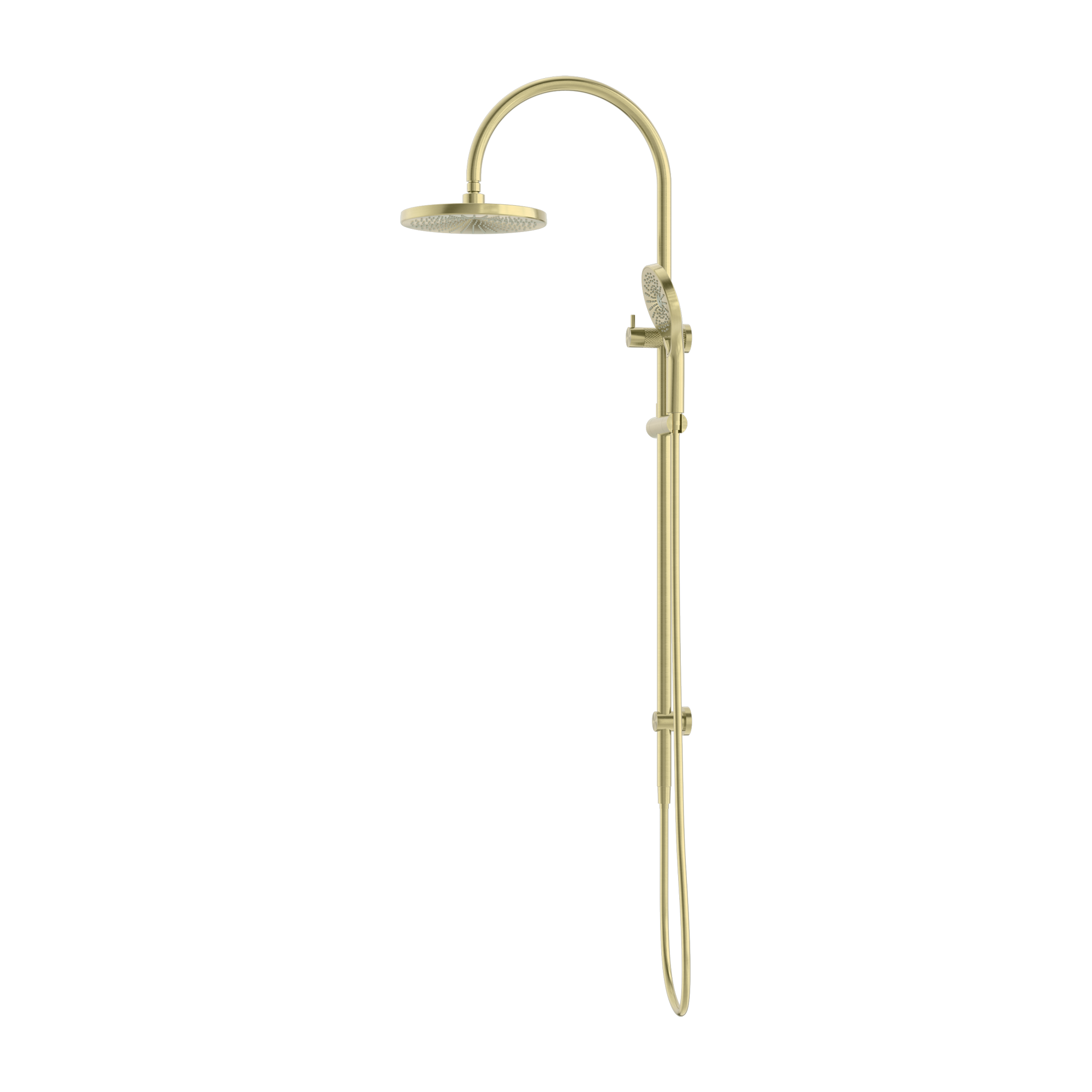 NERO OPAL TWIN SHOWER BRUSHED GOLD