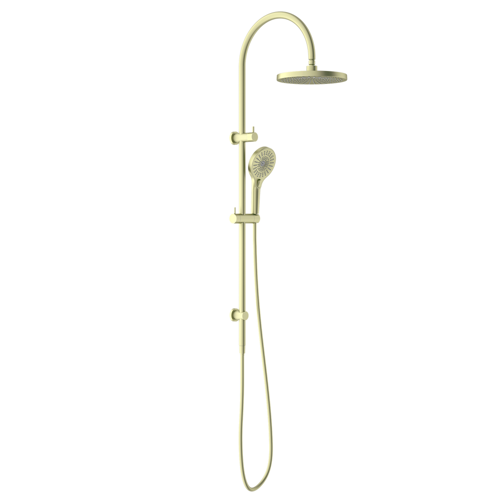 NERO OPAL TWIN SHOWER BRUSHED GOLD