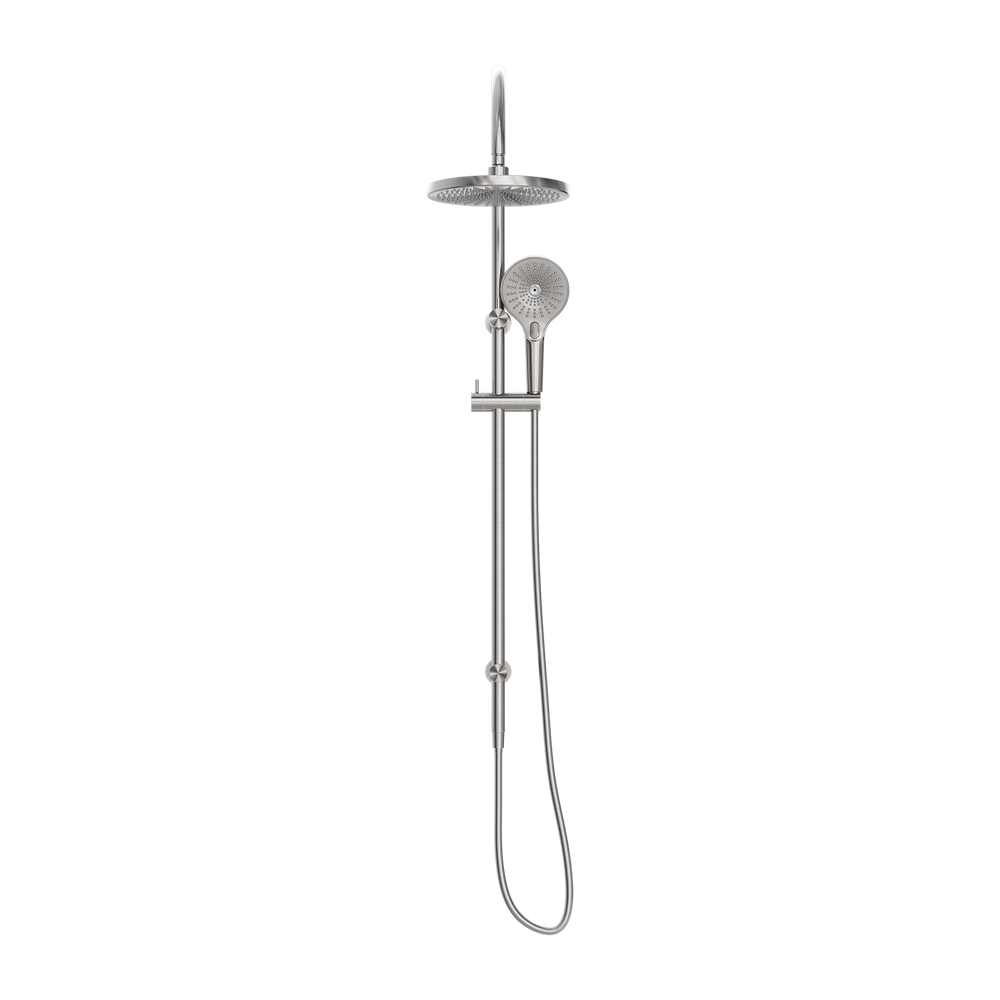 NERO OPAL TWIN SHOWER BRUSHED NICKEL