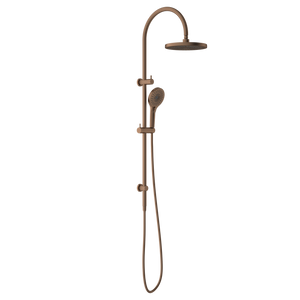NERO OPAL TWIN SHOWER BRUSHED BRONZE