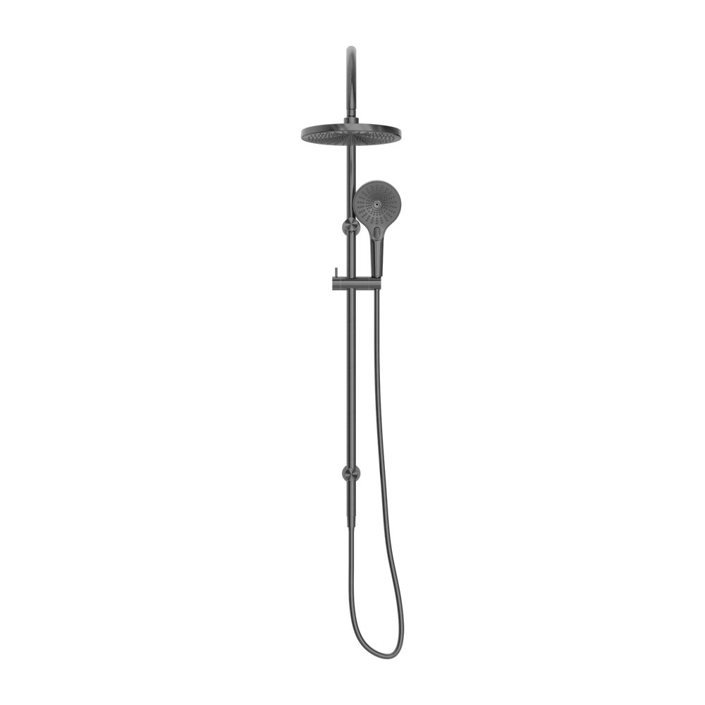 NERO OPAL TWIN SHOWER GRAPHITE