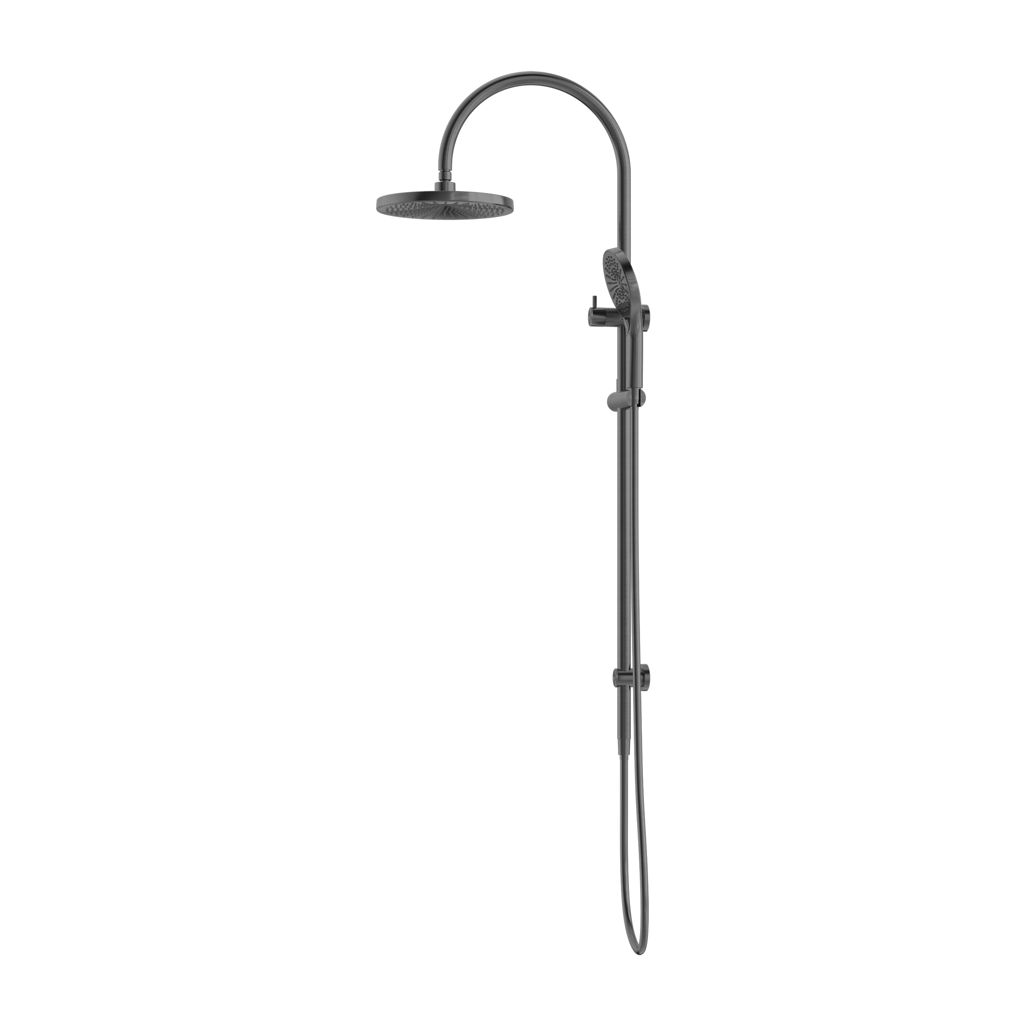 NERO OPAL TWIN SHOWER GRAPHITE
